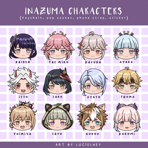 Genshin Inazuma Characters